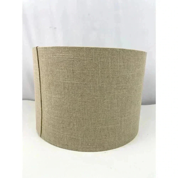 Beige Drum Lamp Shade 13"x 9" Illumination Station SHADE ONLY - Picture 1 of 11